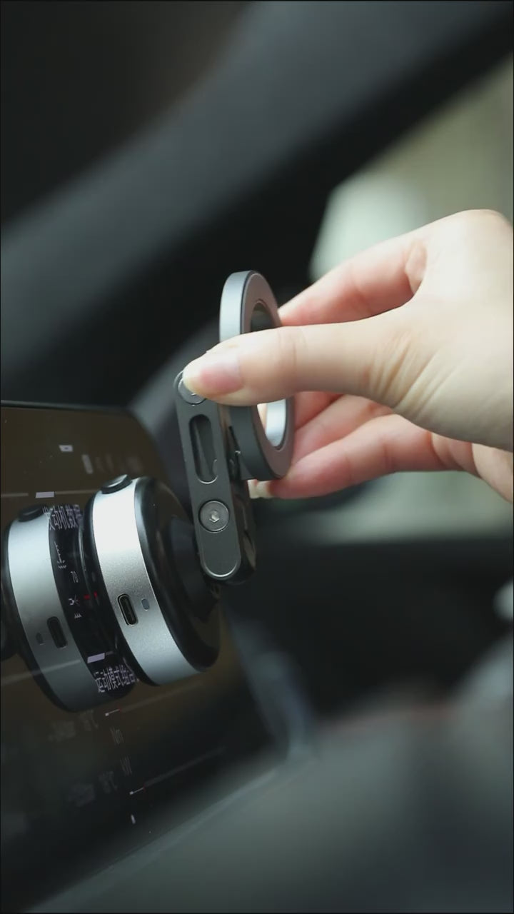 X12 Magnetic Vacuum Phone Holder – 360° Foldable Universal Mount